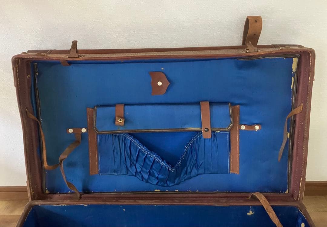 【昭和レトロ アンティーク】革製トランクバッグ ヴィンテージ