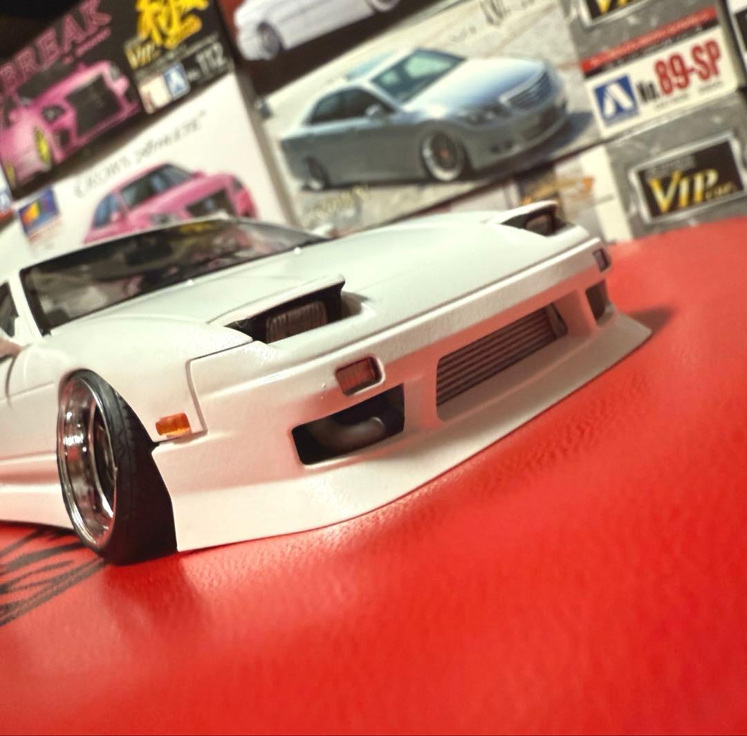 アオシマ URAS 180SX NOS仕様 Ver.2 WORKホイール 深リム