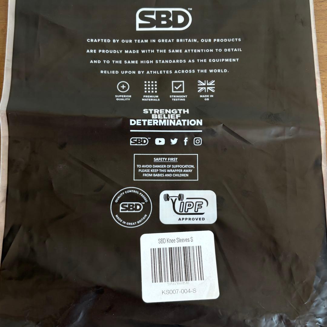 SBD 二ースリーブ 新デザイン Sサイズ 黒/赤