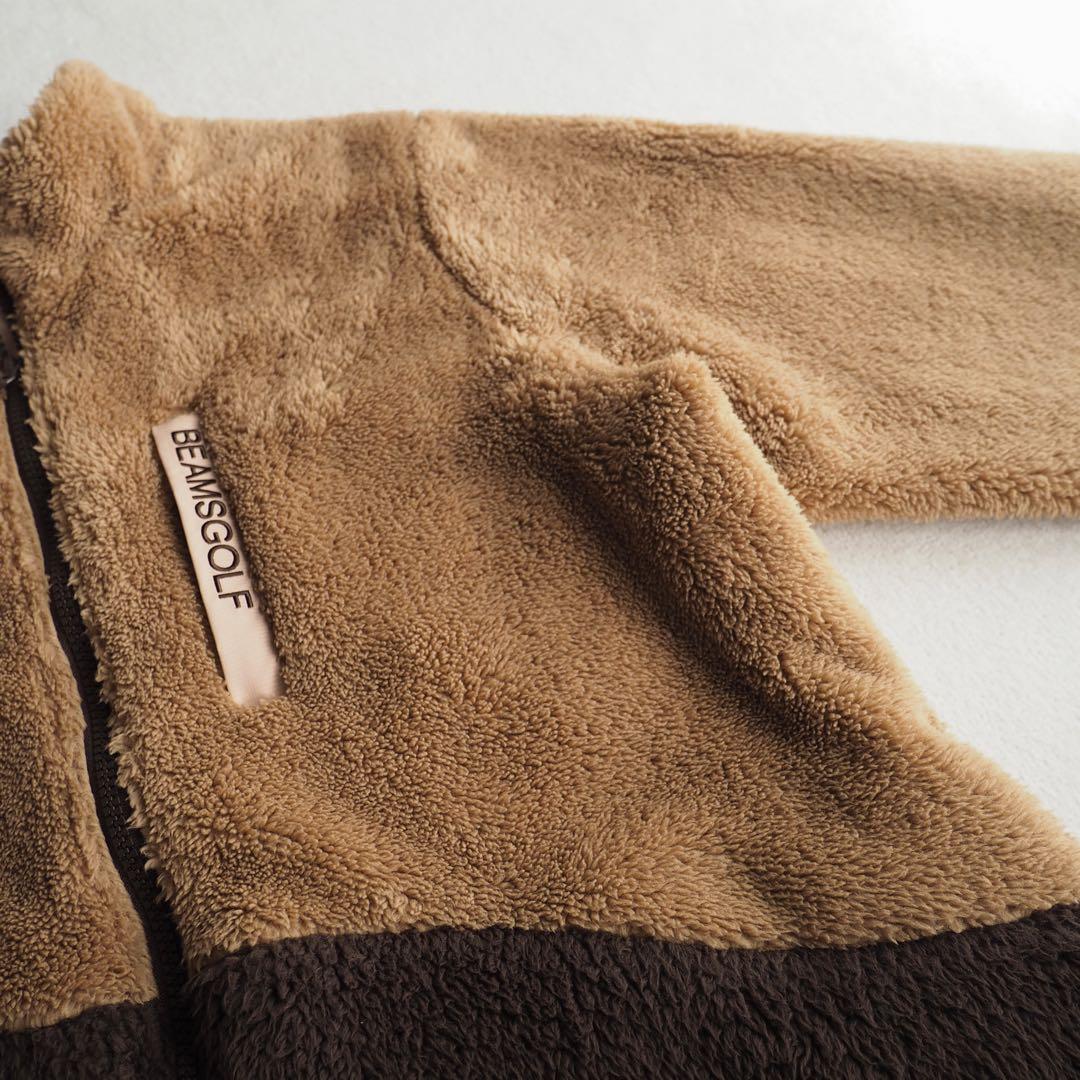 新品 BEAMS ビームス ゴルフ 2023AW ボア ブルゾン ジャケット L