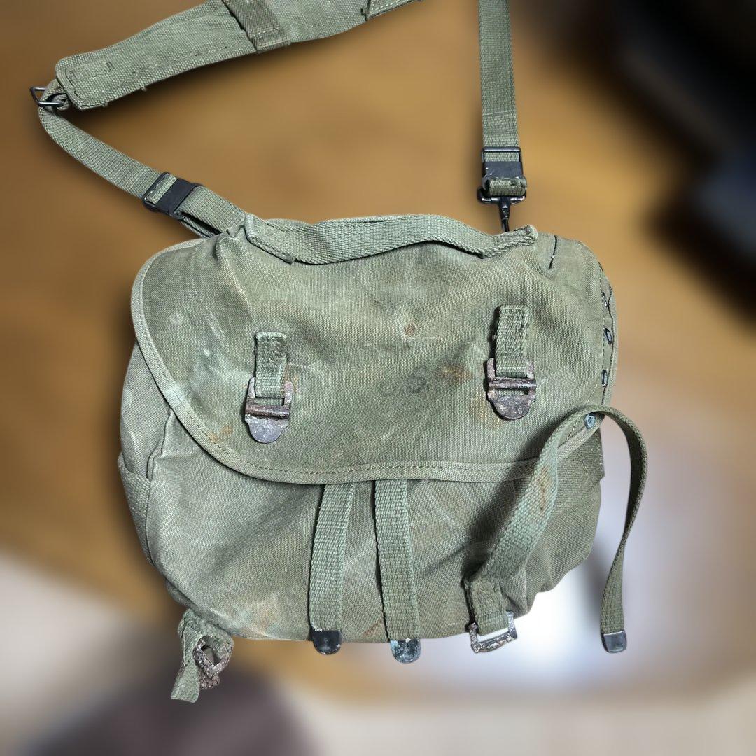 USオリーブドラブ ショルダーバッグ キャンバス