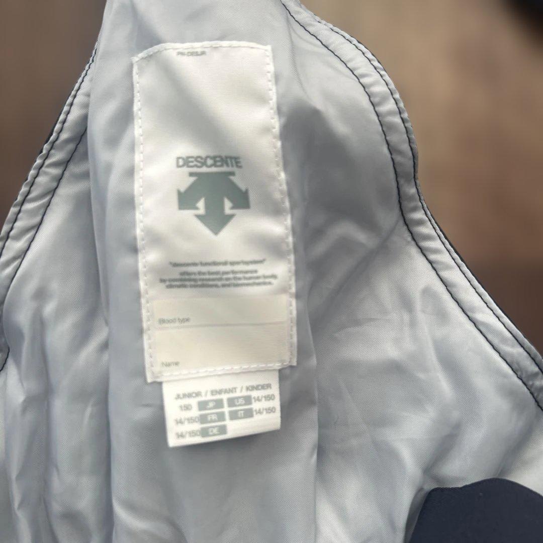 鈴　DESCENTE ジュニア用スキーウェア 150センチ　ネイビー