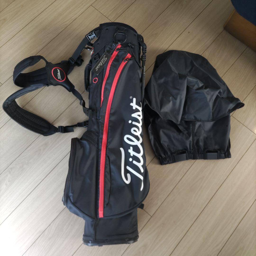 Titleist スタンドバッグ ブラック/レッド