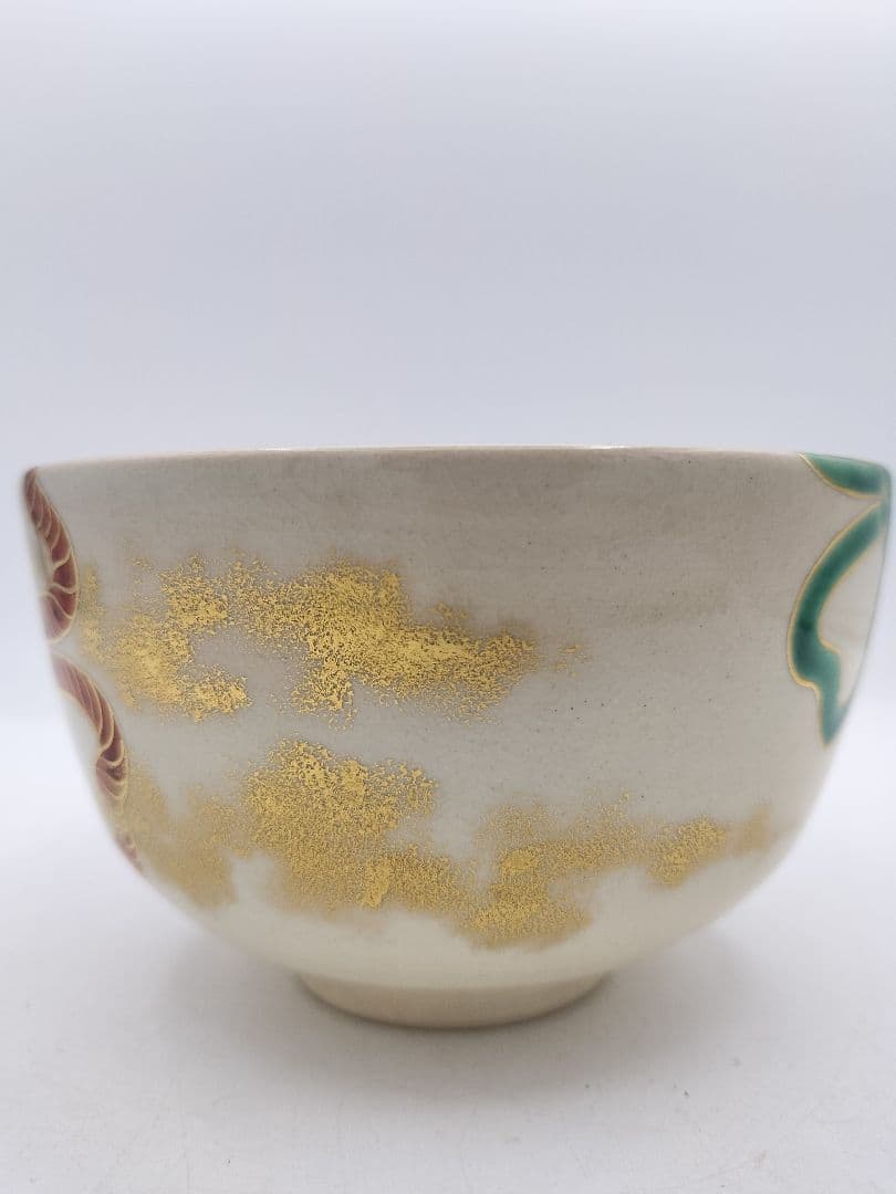 b570茶碗 仁清写　結桜 宮川香雲 木箱 茶道具　古物