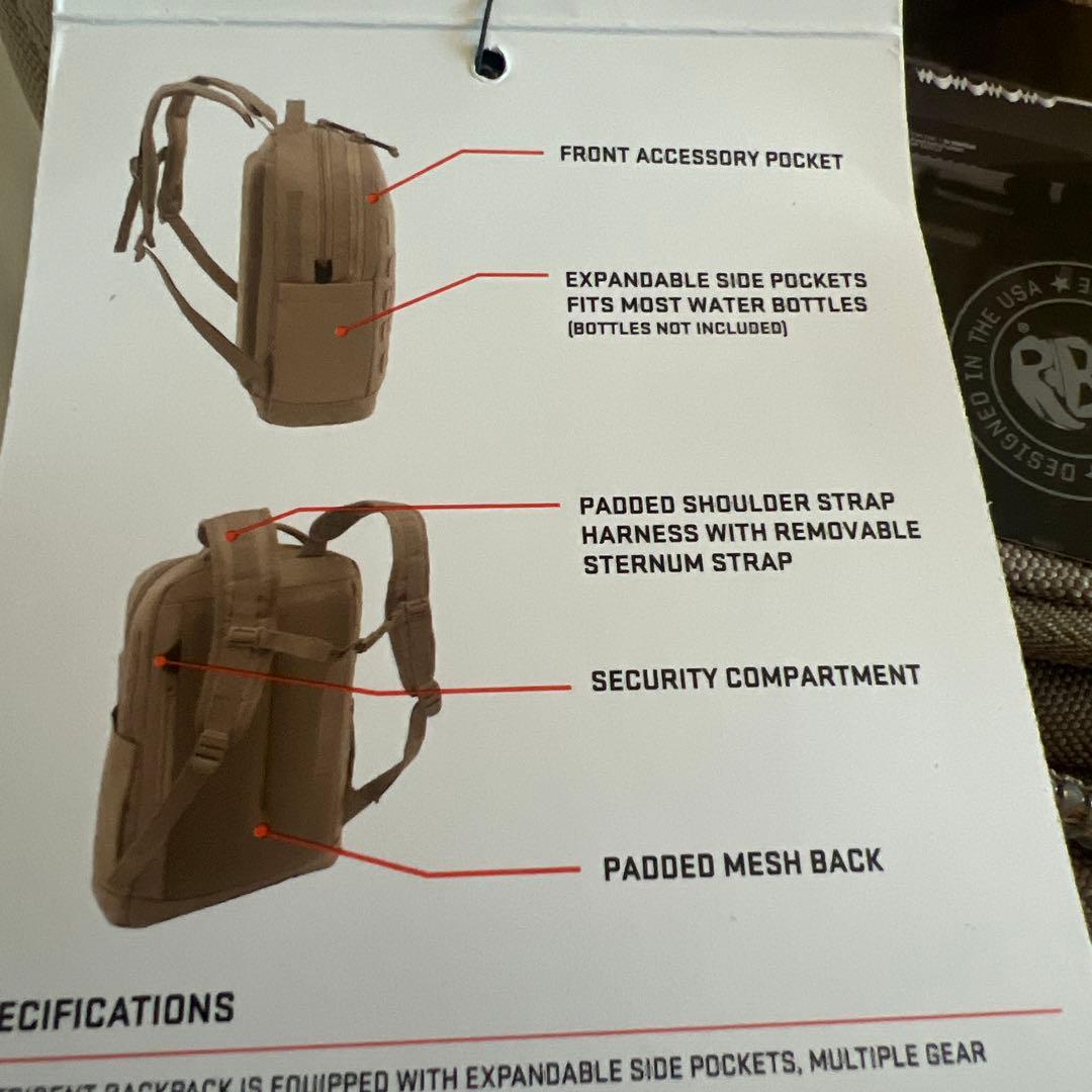 アメリカ直輸入　新品実物　米軍特殊作戦グループ (SOG)用砂漠色戦闘リュック