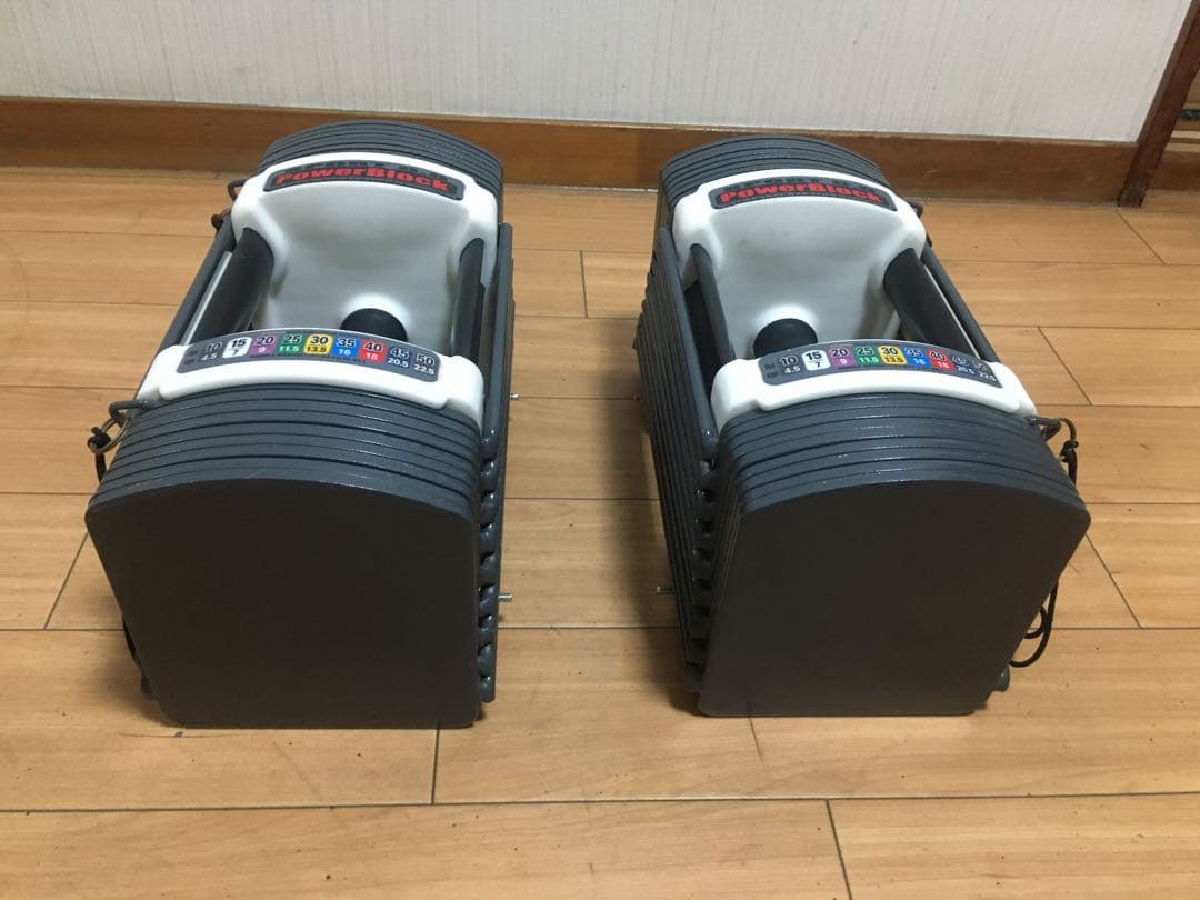 ①POWERBLOCK SPORT5.0パワーブロック ダンベル 23Kg×1個
