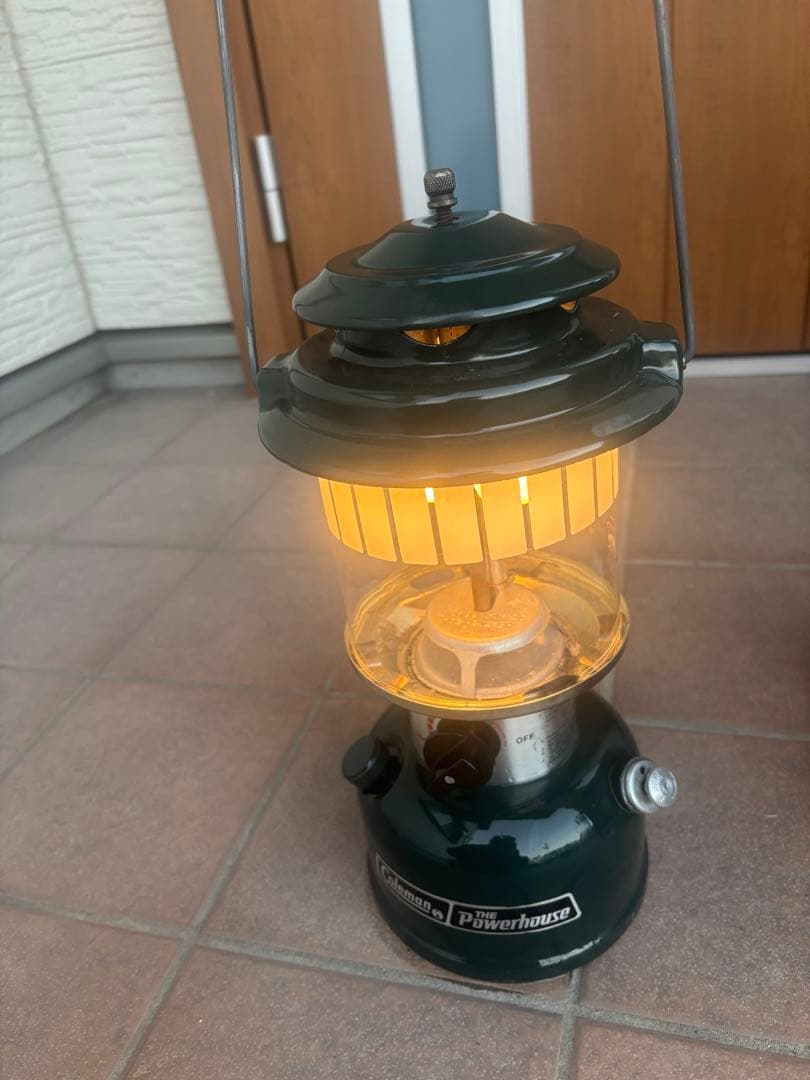 コールマンランタン　メンテナンス済み
