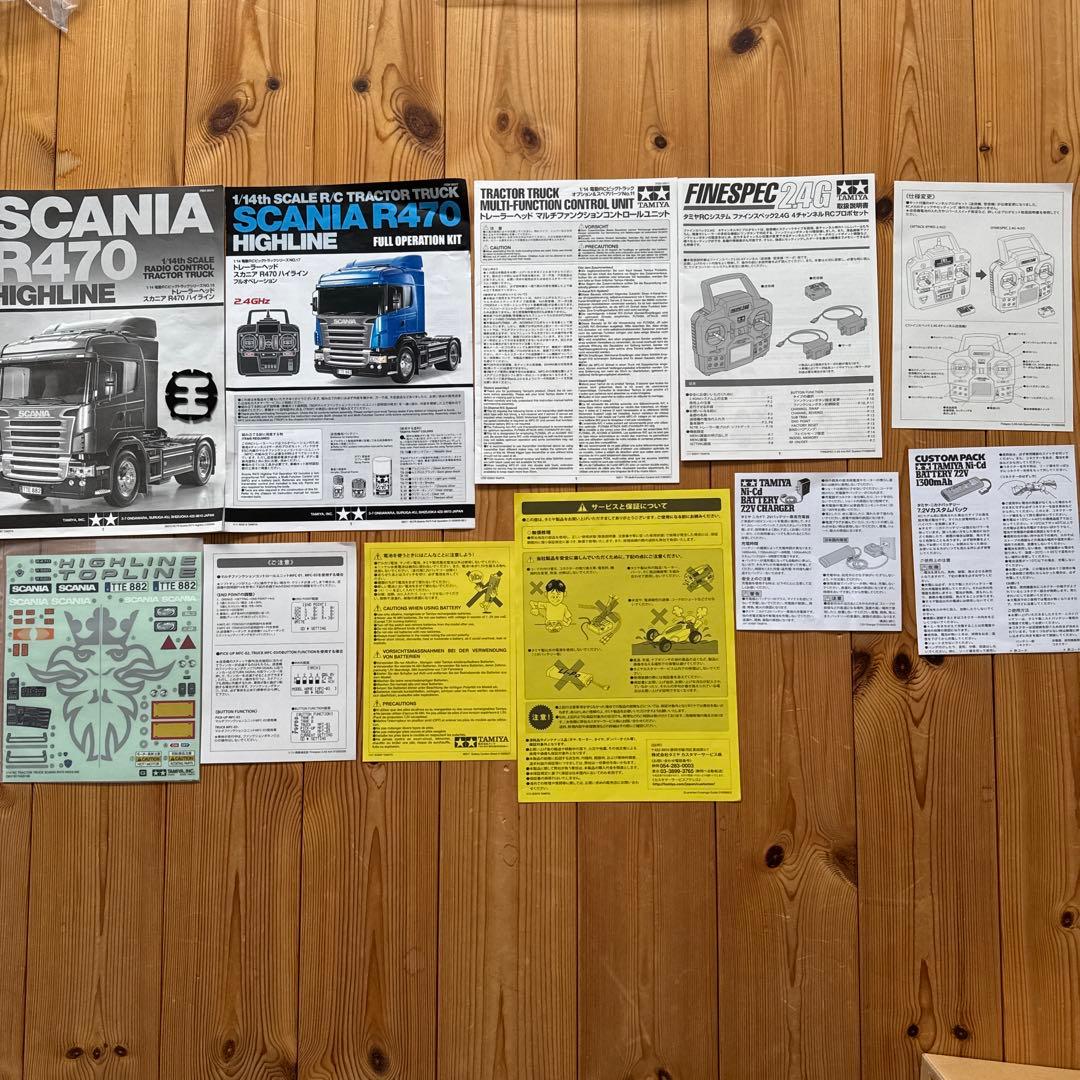 TAMIYA 1/14 スカニアR470フルオペレーションセット