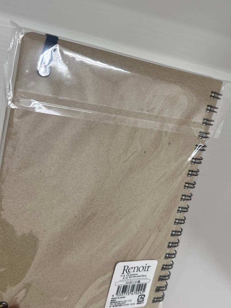 【新品未開封】ルノワール展限定　ロルバーン　ノート　桃