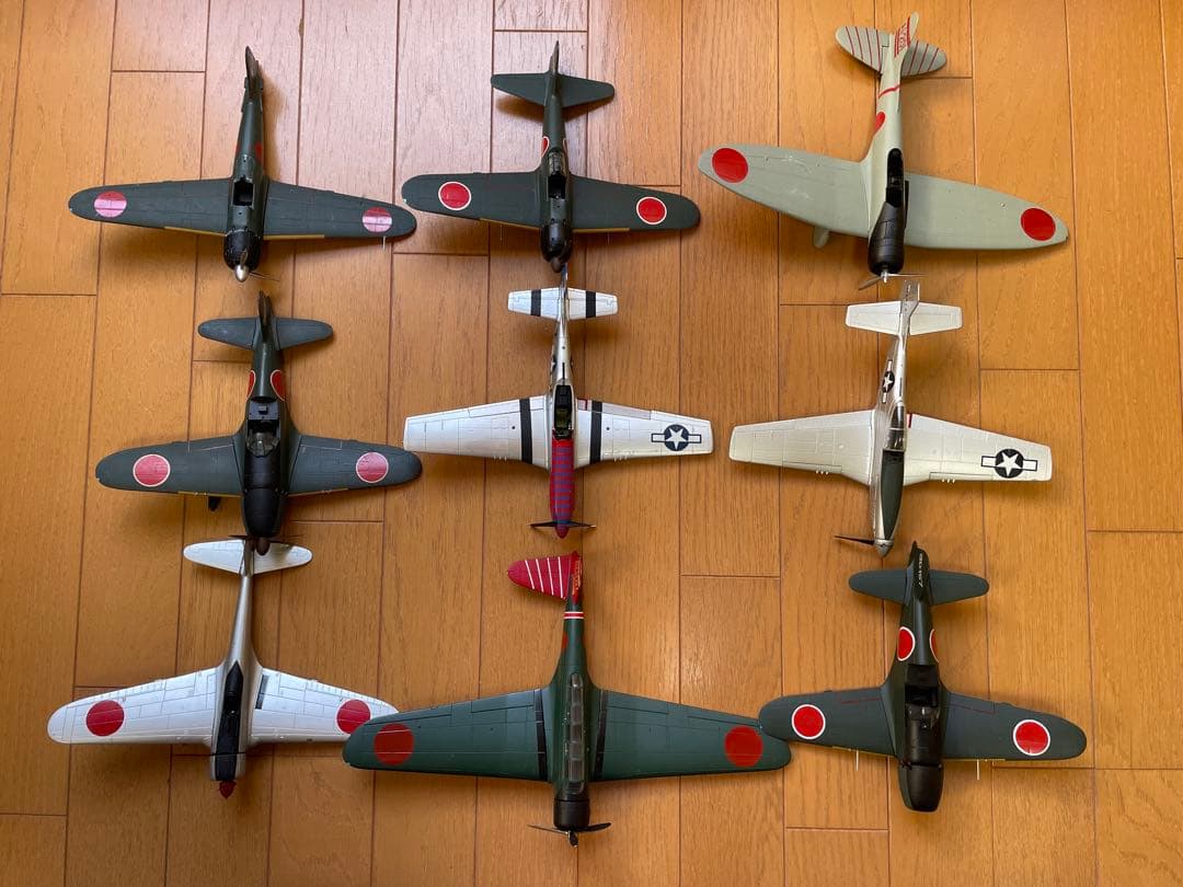 ①　マルシン1/35 金属模型 零戦 戦闘機 ジャンク計28機　※プラモデルでは