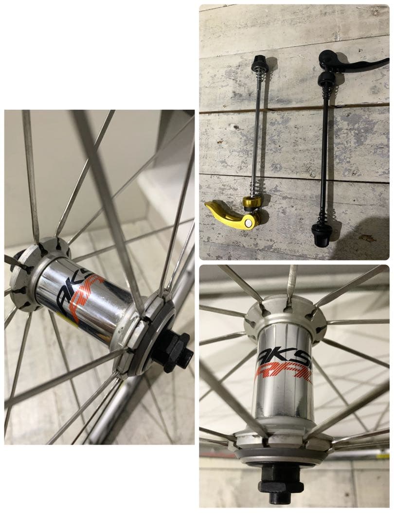 ◆マビックMavic AKSIUM RACE◆ホイール＆タイヤ美品◆