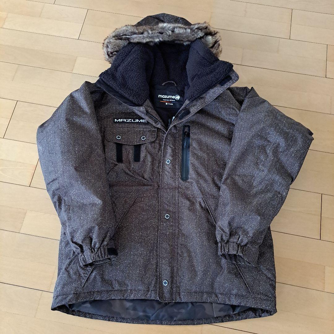 マズメ MZFW-793 コアオールウェザースーツ ブラウンヘリンボーン LL