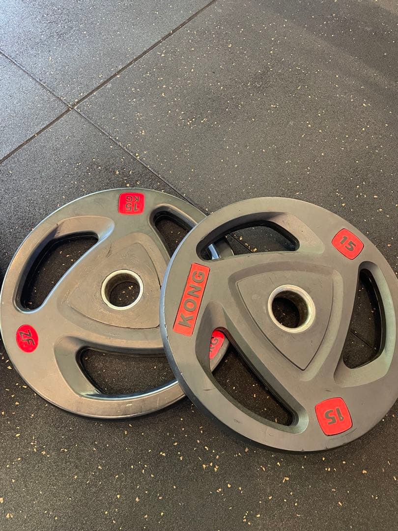 ■引取限定■ 10枚セット105kg バーベルプレート ウエイトプレート 50m