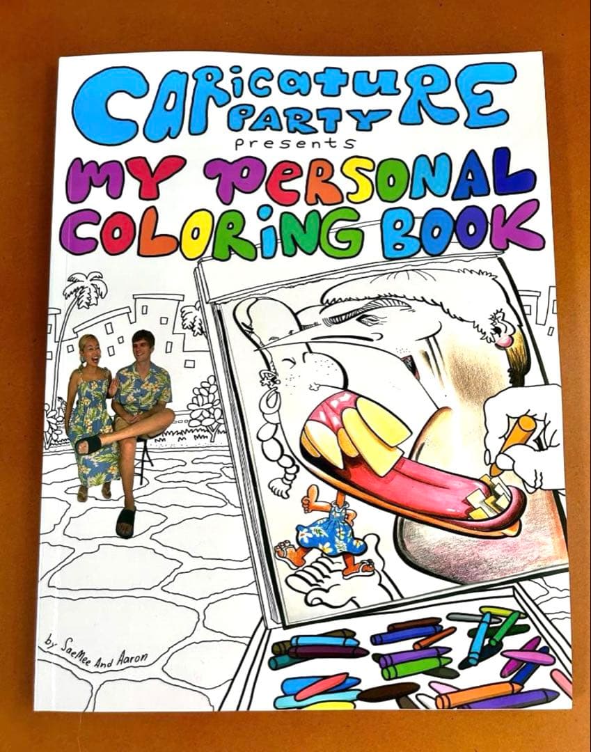 塗り絵・カリカチュア my personal coloring book