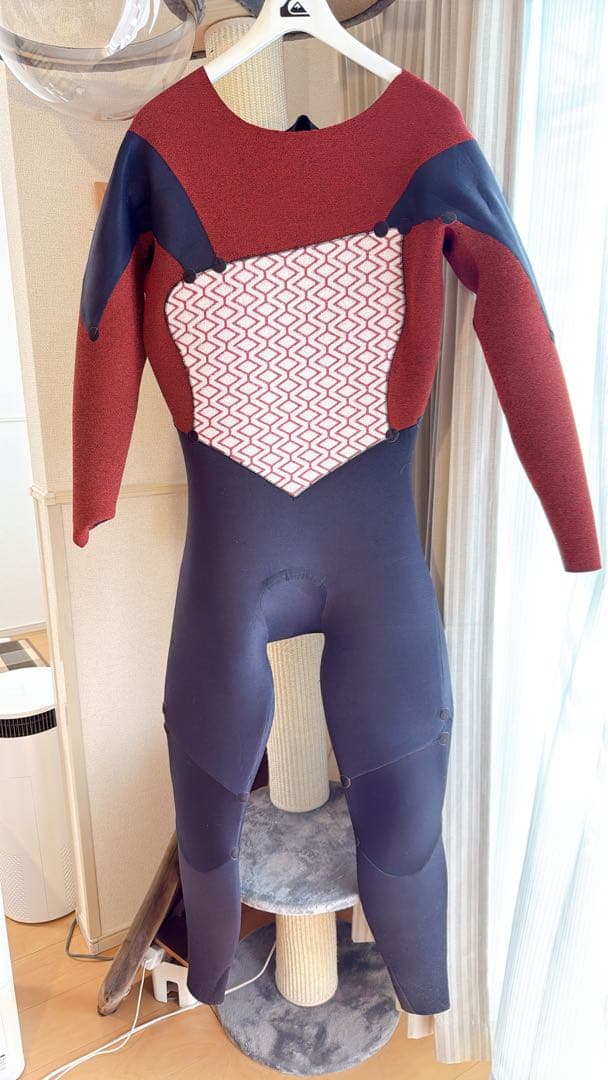 【お得用！】Quiksilver フルスーツ ブラック　5mm メンズ