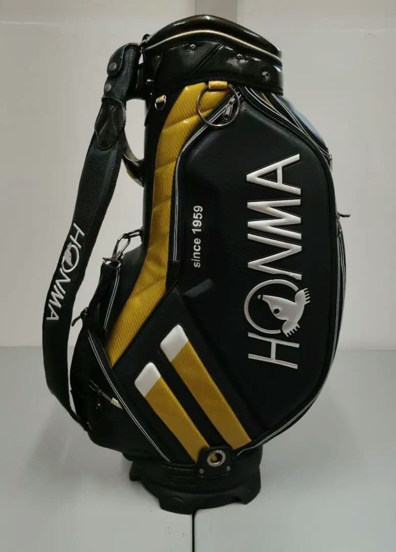 HONMA ホンマ キャディバッグ ゴルフバッグ ブラック/ゴールド