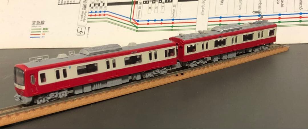 管理番号1584 Nゲージ 京急新1000形 宮沢模型 赤い電車製4両セット
