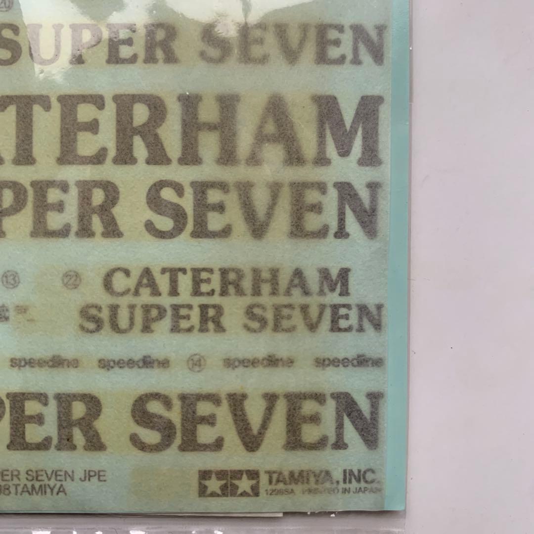 TAMIYA １／１２　ケータハムスーパーセブンJPE