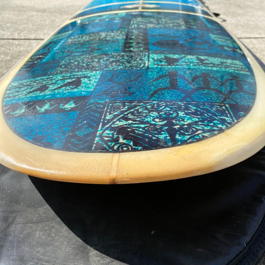 ロングボードRobertAugustマークマーティンソン9.6フィートリペア済