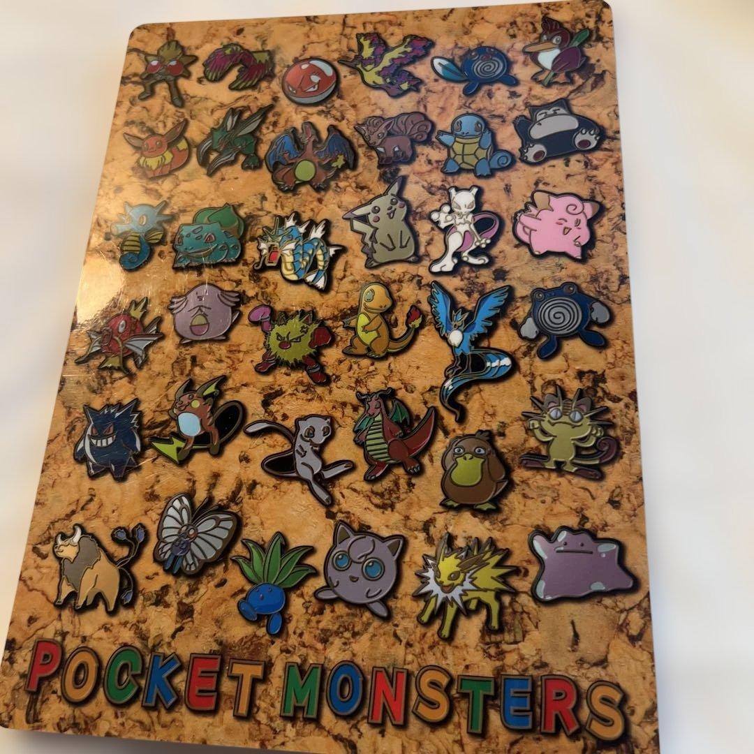 ポケモン　レトロ　ピカチュウ　当時品　下敷き　シール　ポケットモンスター