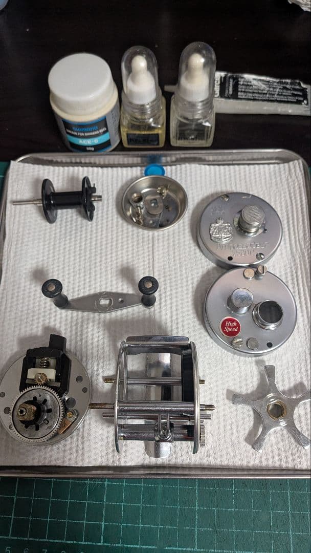 美品 初期型 abu 2500c ショートハンドル アブ 2500c 76年製