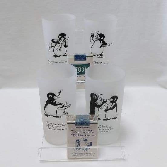 ペンギン KOOLクールアンティーク❤︎1954年プロステッドグラス完璧セット！