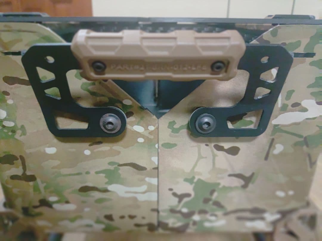 スノーピーク　シェルフコンテナ25 カスタム　 マルチカム　クラックトップ