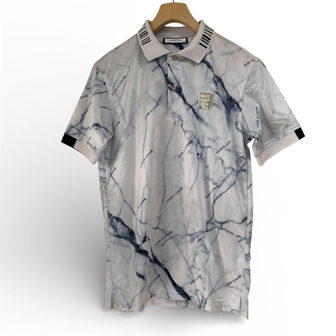 MARK & LONA マーブルポロシャツ 44