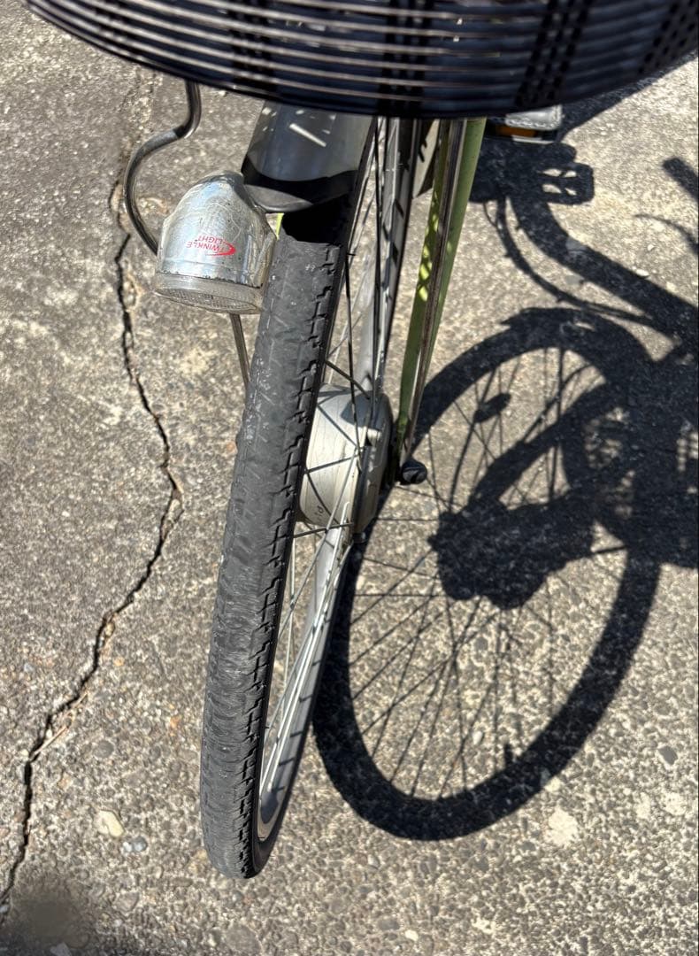 川*博様 引取り限定 マルキン 電動自転車 充電器/バッテリーあり※訳アリ/ジャ