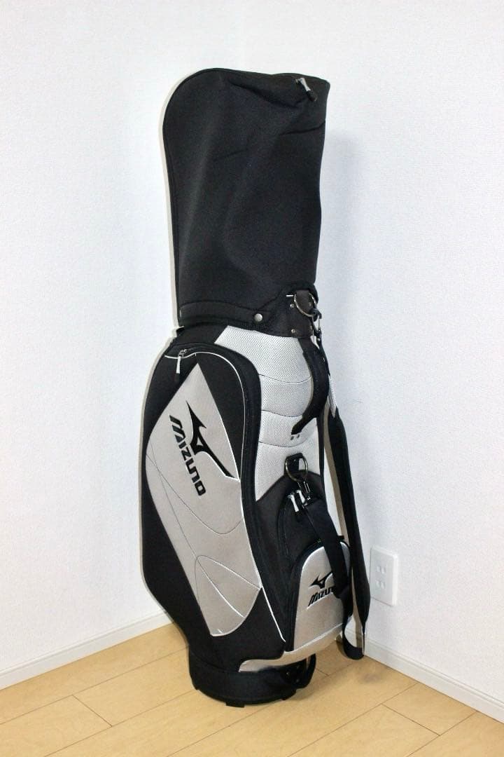 MIZUNO ミズノ キャディバッグ❗️ブラック×シルバー