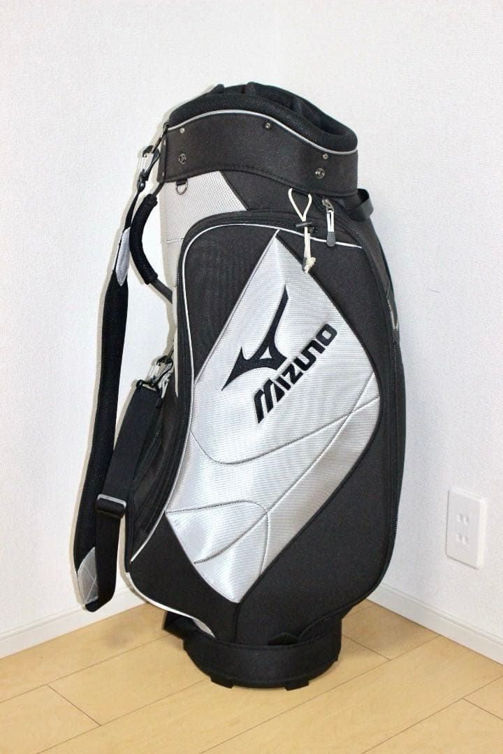 MIZUNO ミズノ キャディバッグ❗️ブラック×シルバー