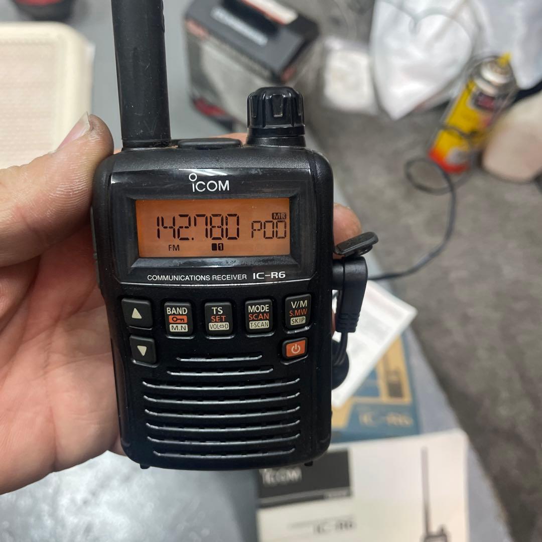 ICOM IC-R6 受信機 バッテリー無し