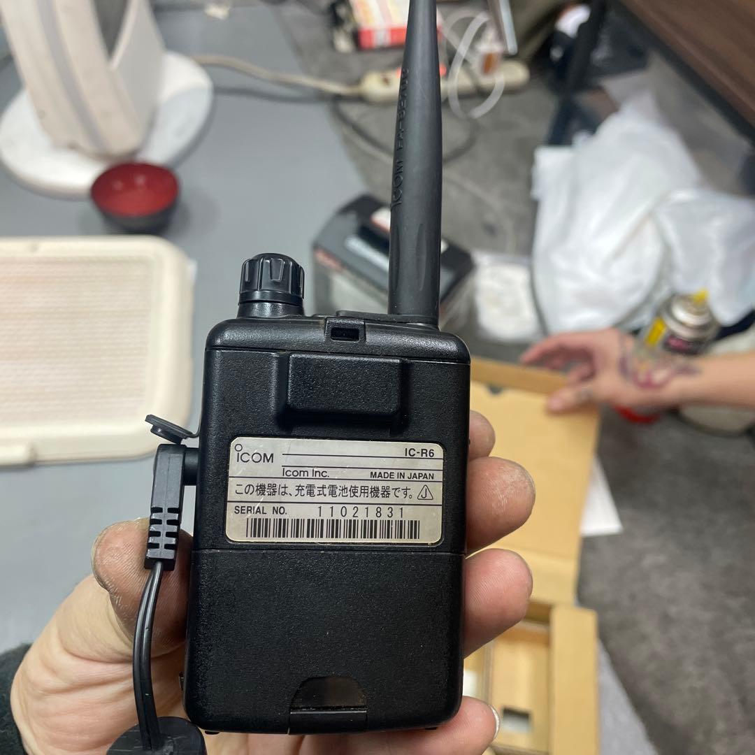 ICOM IC-R6 受信機 バッテリー無し