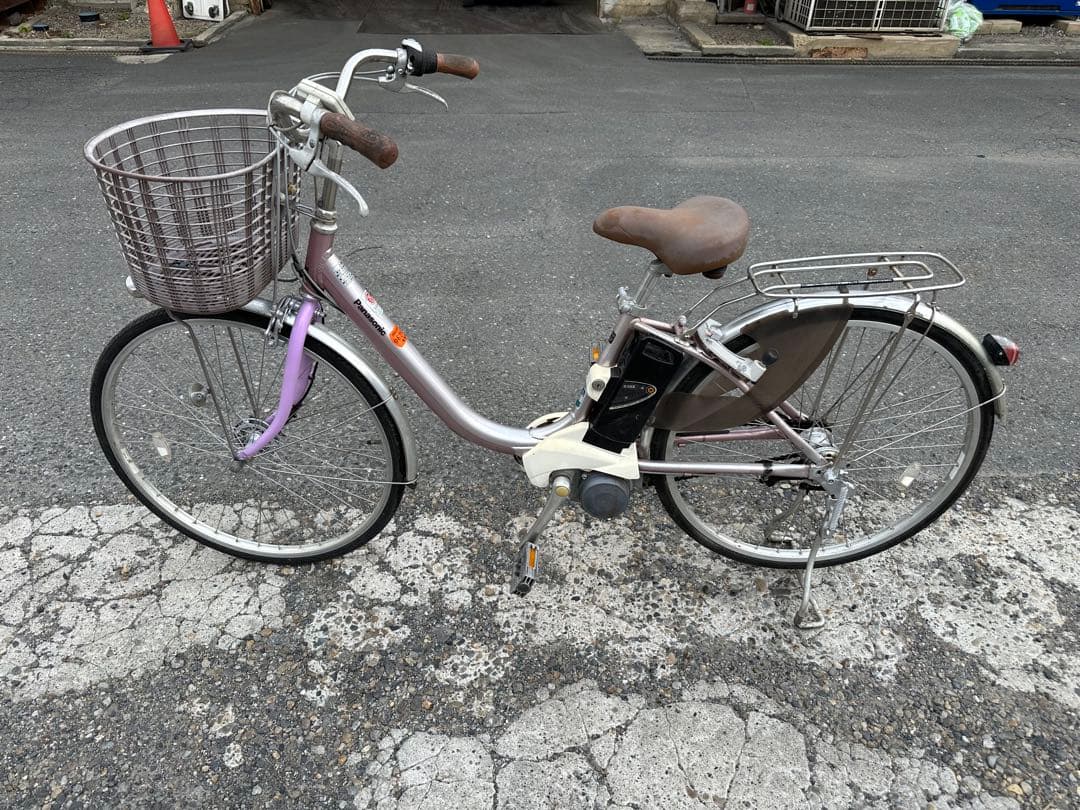 電動アシスト自転車 パープル