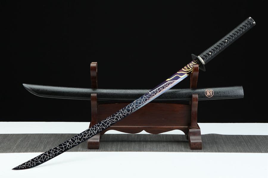 魔刀千刃（曲げ金）武具　刀装具　日本刀　模造刀   居合刀