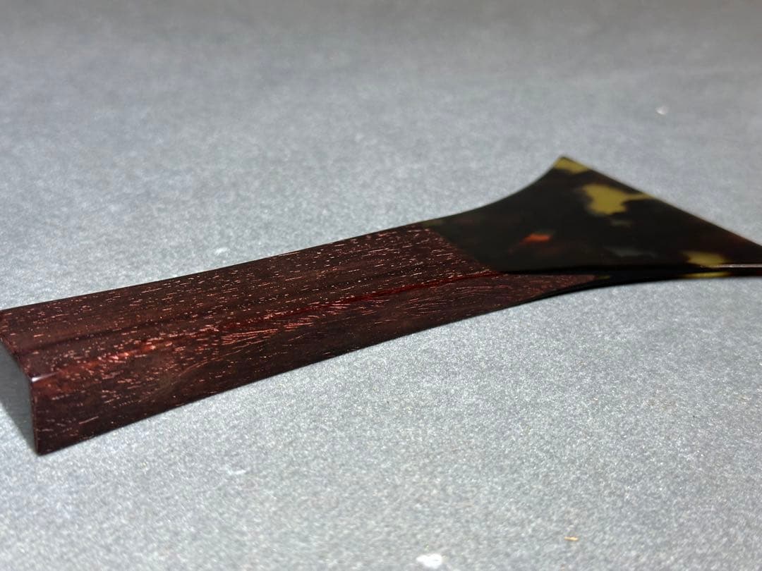 希少品　津軽三味線　撥バチ　鼈甲撥天然素材　和楽器　民謡　アンティーク細密細工