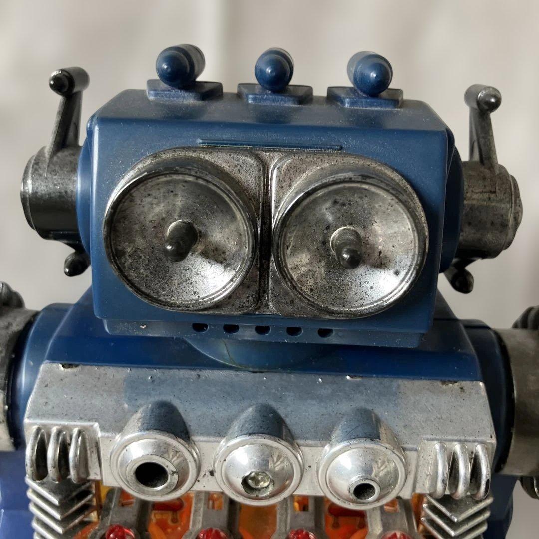 昭和レトロ　スモーキングロボット　ビンテージ　箱付き　日本製