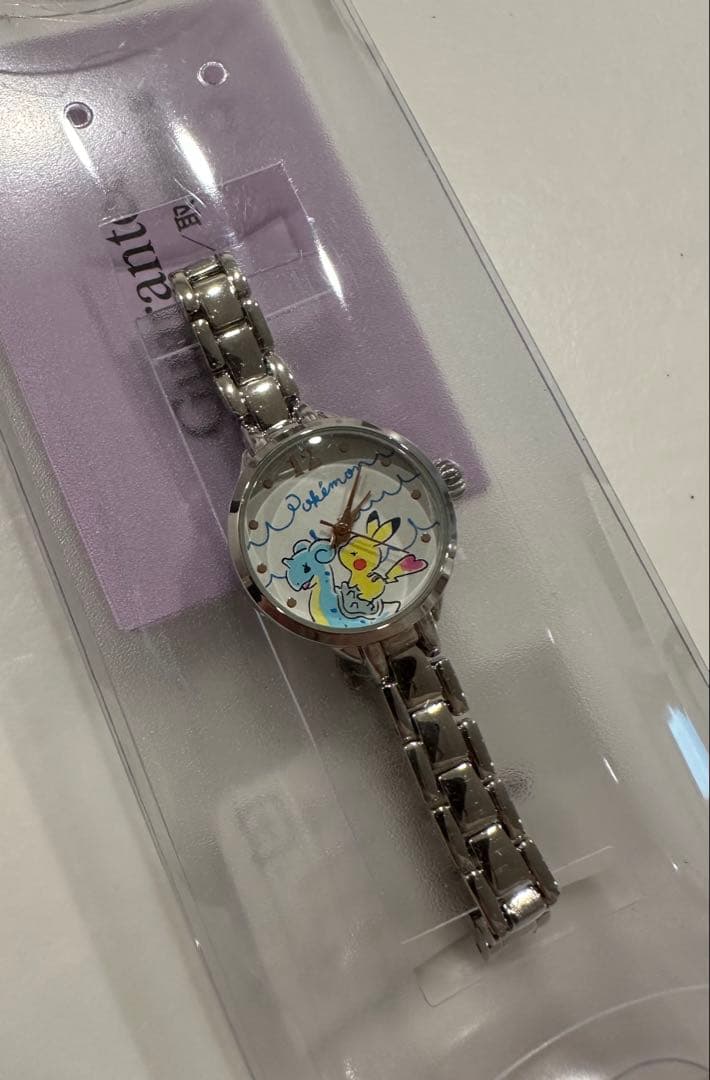 イッツデモ　ポケモン　シルバー　メタル　腕時計