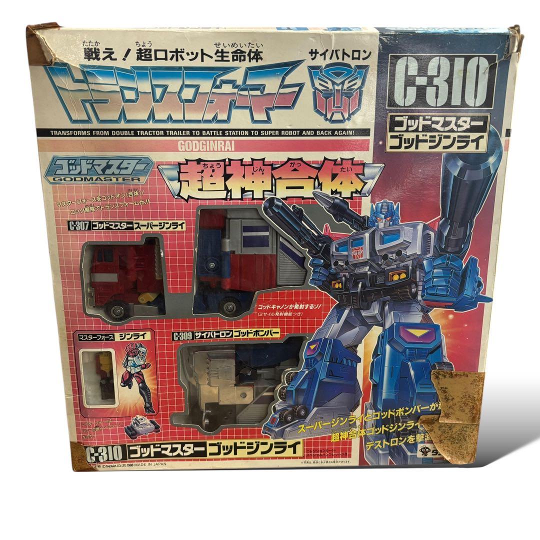 タカラトミー　トランスフォーマー　ゴッドマスター　ゴッドジンライ　箱付き