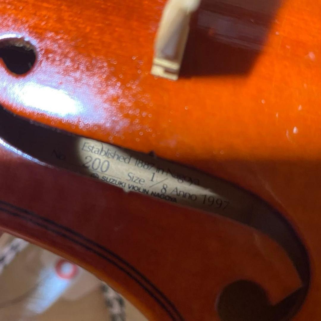 【弦新品】スズキ バイオリン No.200 1/8 1997年製 SUZUKI
