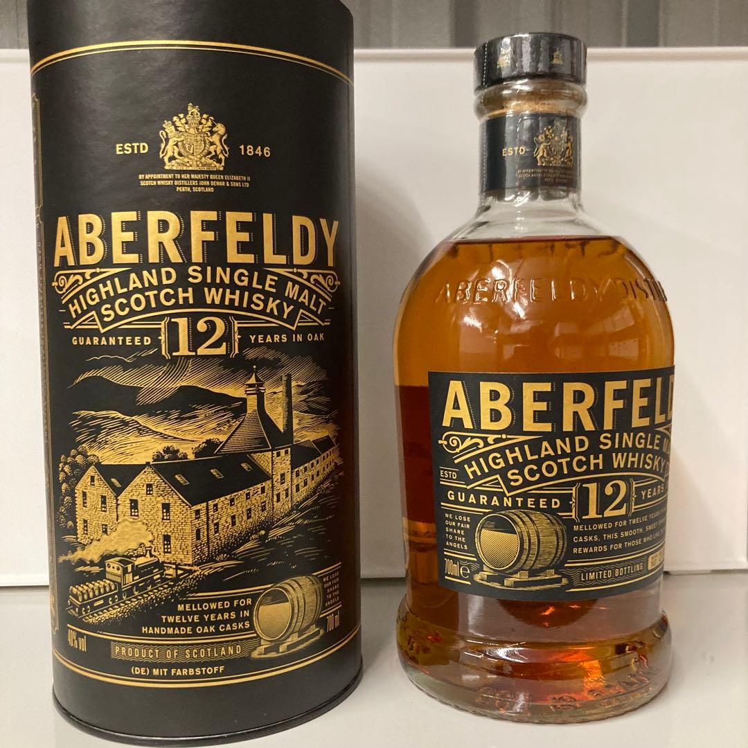 【新品・未開封】★２本★ABERFELDY アバフェルディ12年 正規輸入品