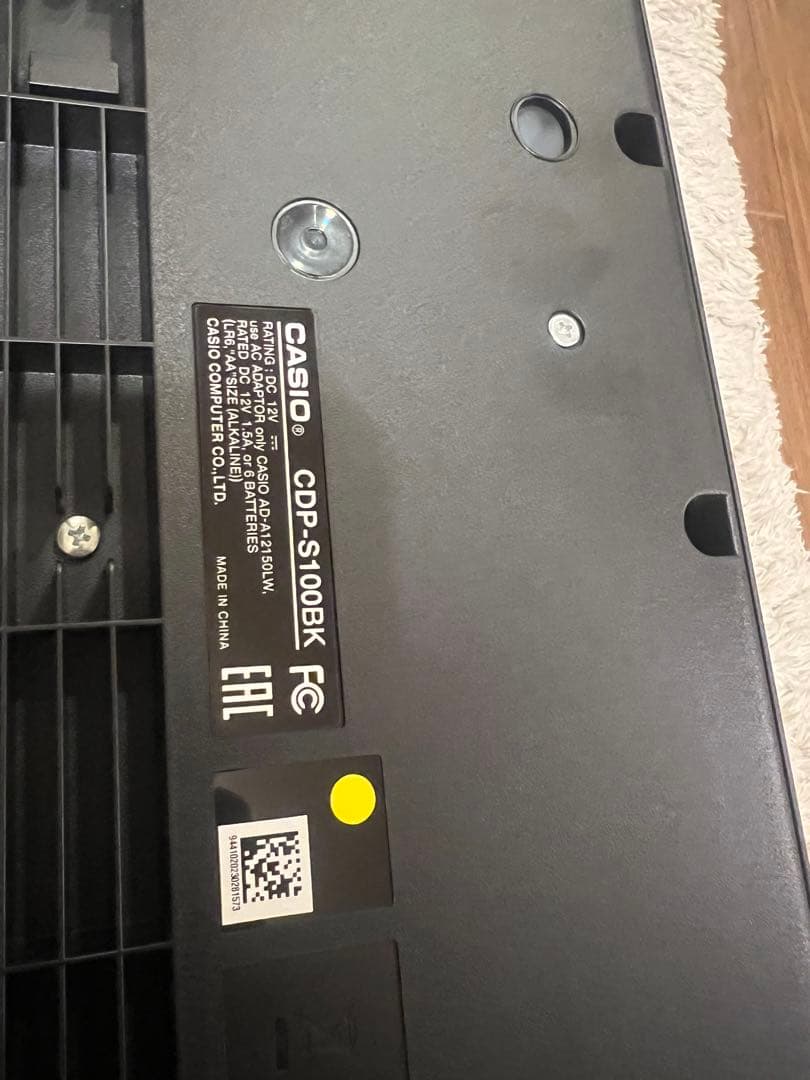 CASIO 電子ピアノCDP-S100