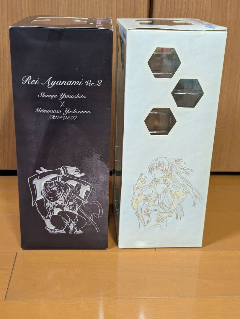 山下しゅんや　アヤナミ Ver.2 & アスカ・ラングレー フィギュアセット