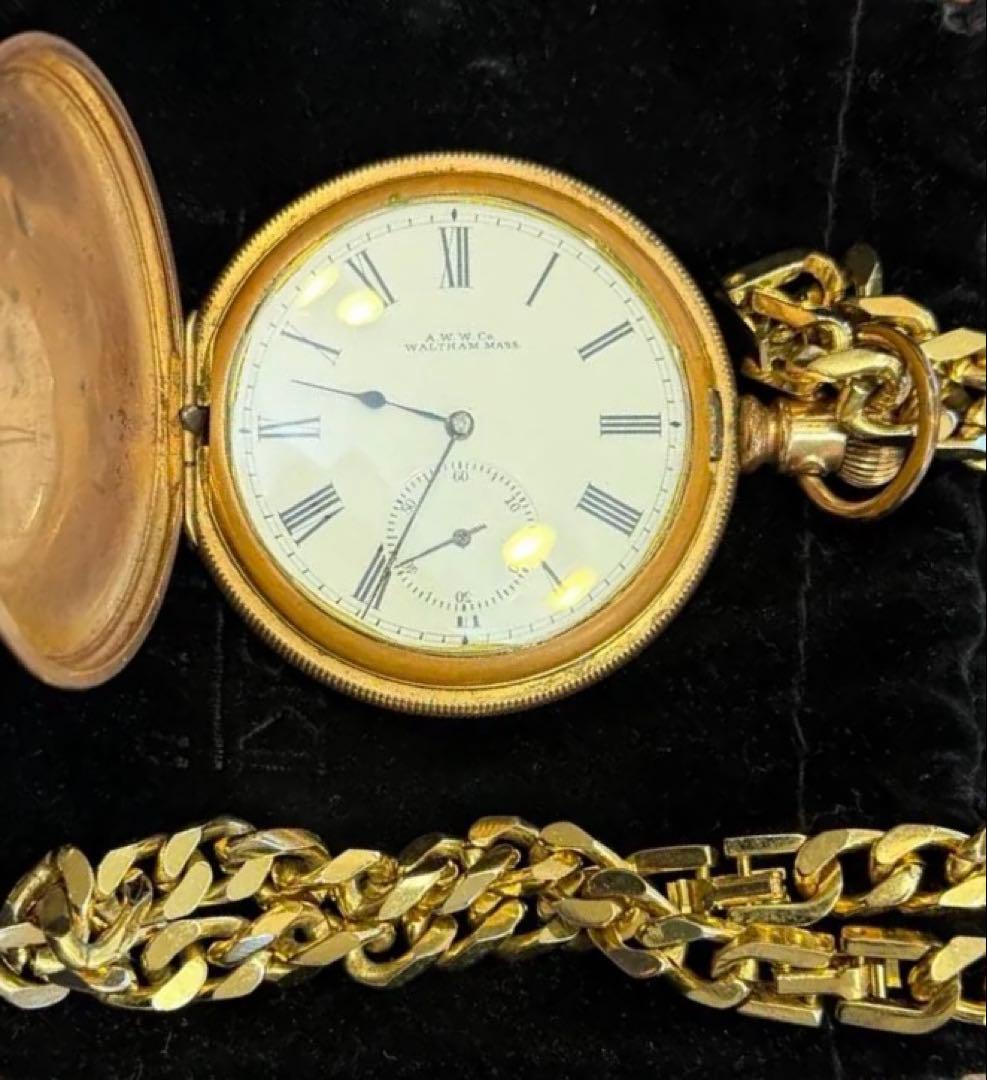 Waltham 懐中時計　稼働中