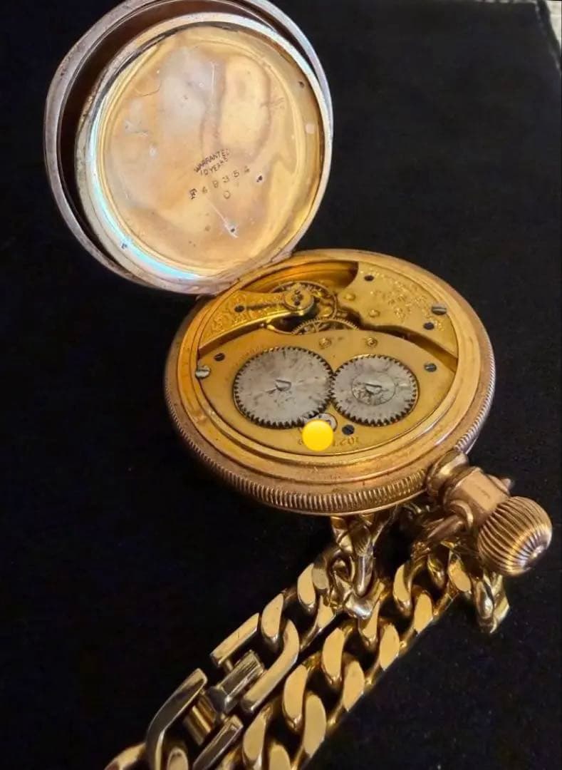Waltham 懐中時計　稼働中