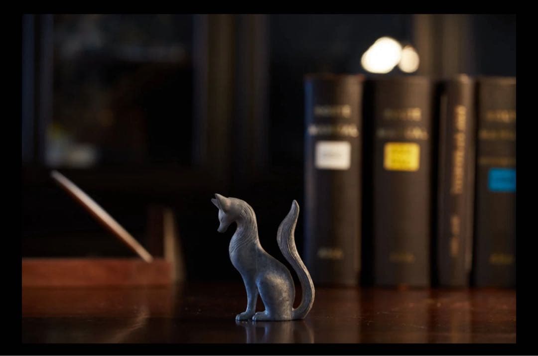 土屋仁応 狐 \"Fox\" Sculpture スカルプチャー レジン 彫刻作品