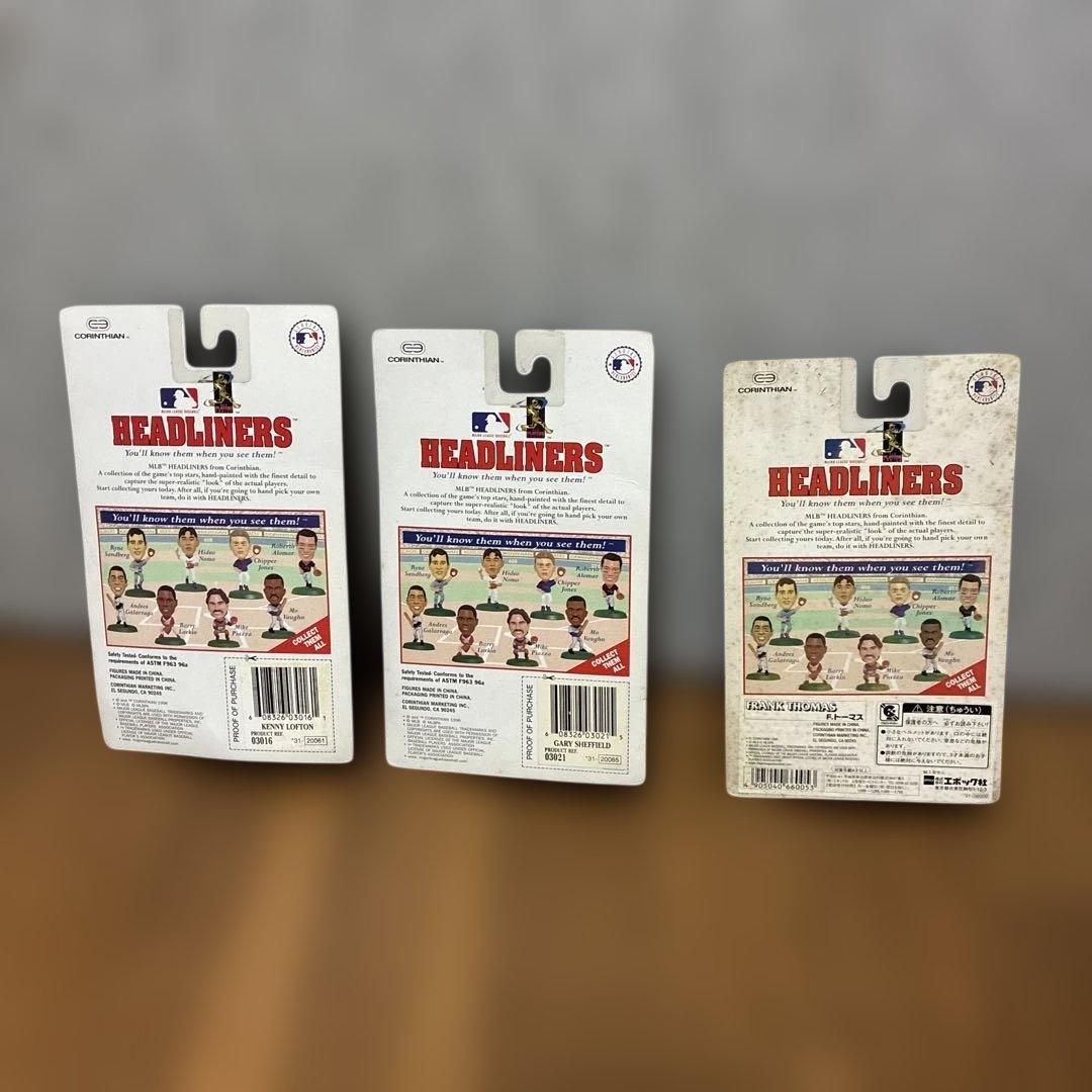 新品未使用MLBヘッドライナーズ3体セット