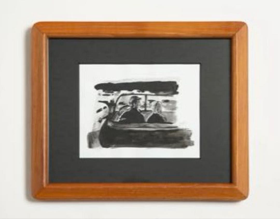 やす PORTER CLASSIC 水彩画 木製フレーム付き