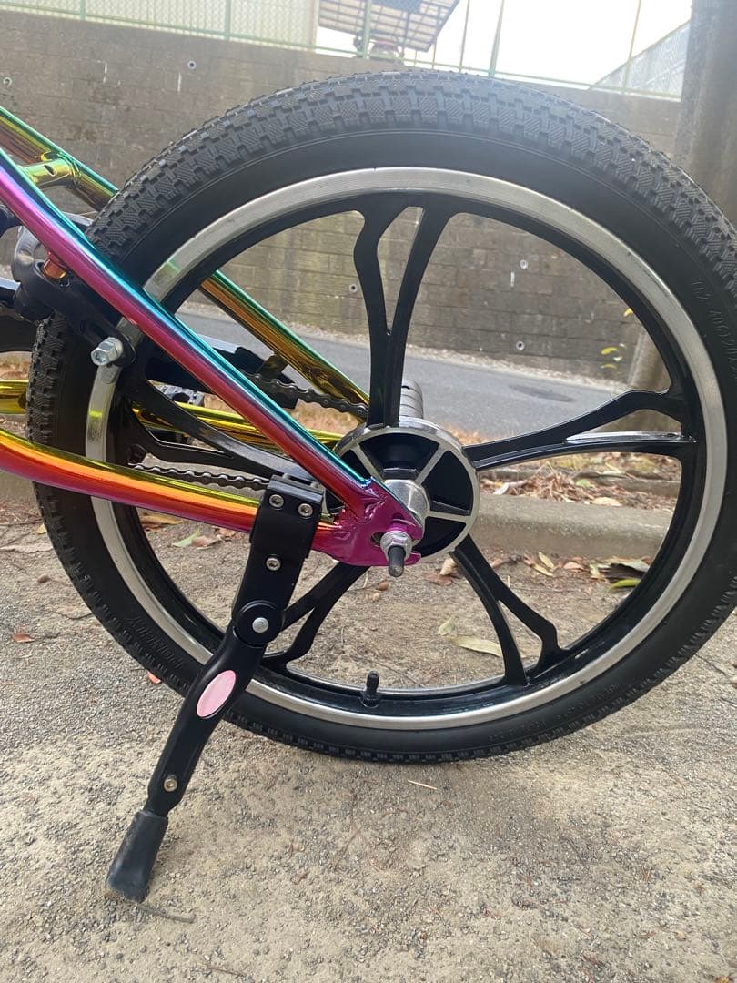 BMX レインボー マルチカラーバイク 20インチ 子供用 大人用 本体