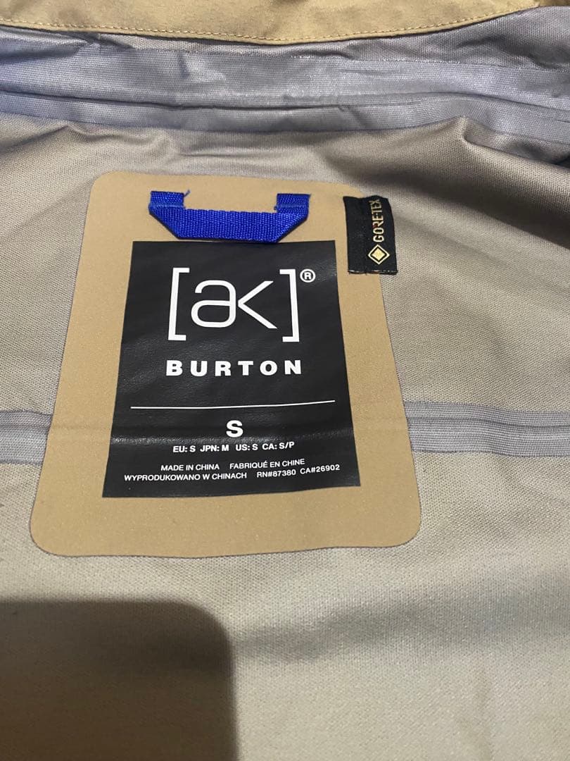 新品未使用！ Burton [ak]1 GORE-TEX スノーボードウェア S